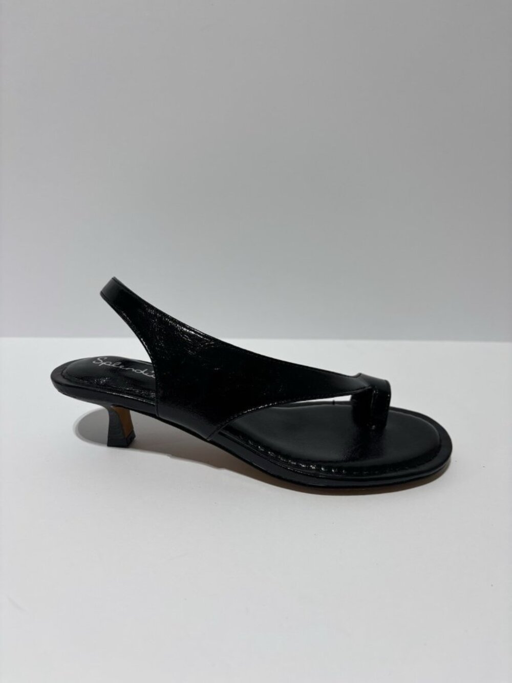 Splendid Women’s Helen Toe Loop Sandals Black, Size 6.5 M